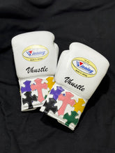 Winning White Puzzle Boxing Gloves – Custom Training & Sparring Gloves | Punch Pro Boxing