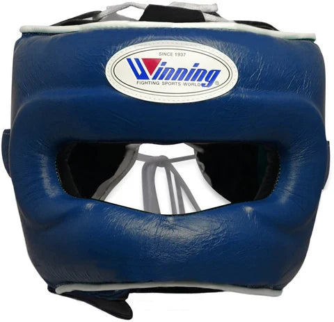 Winning FG-5000 Face Saver Headgear – Blue | Maximum Protection Full-Face Boxing Headgear My Store
