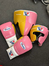 Winning Pink & Yellow Boxing Gloves, Headgear & Body Protector Set – Premium Training & Sparring Gear | Punch Pro Boxing PunchPro Boxing