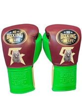 No Boxing No Life Training and Sparring Gloves Red Green professional boxing gloves