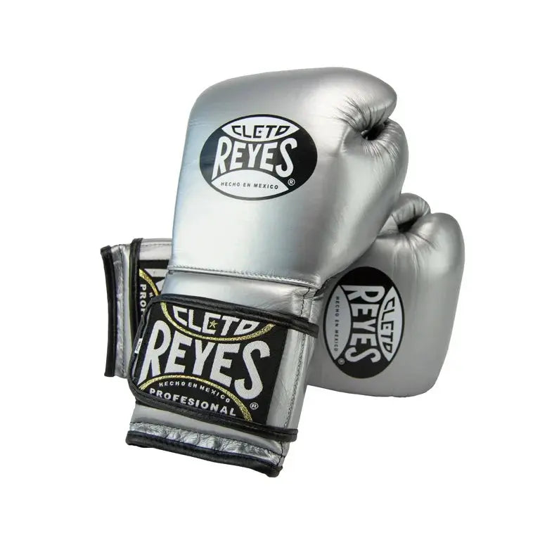 Cleto-Style Professional Silver Boxing Gloves – Premium Training Gloves | PunchPro Boxing PunchPro Boxing