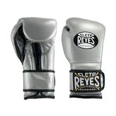 Cleto-Style Professional Silver Boxing Gloves – Premium Training Gloves | PunchPro Boxing