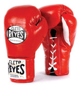 Cleto Reyes Classic Red Lace-Up Training Boxing Gloves