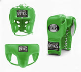 Cleto Reyes Emerald Green Lace-Up Sparring Set PunchPro Boxing