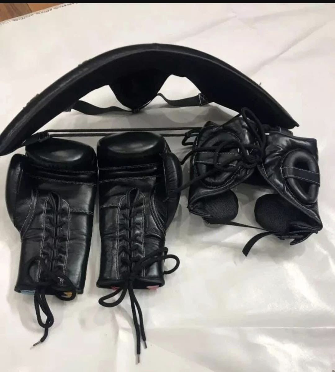Custom Design Boxing Kit - Gloves, Head Guard, Groin Guard - Premium Gear Set