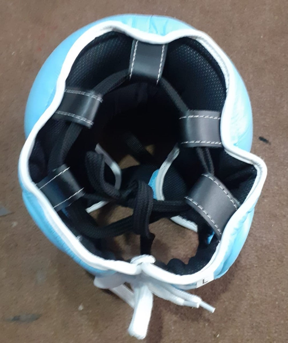 Winning Boxing Set Blue | Pro Fight Gloves, FG-5000 Headgear & Groin Protector