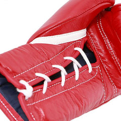 Winning Professional Lace-Up Boxing Gloves – Premium Training & Sparring Gloves | Red Edition | All Sizes (8oz–18oz)