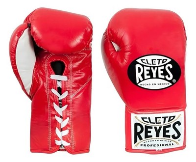 Cleto Reyes Classic Red Lace-Up Training Boxing Gloves PunchPro Boxing