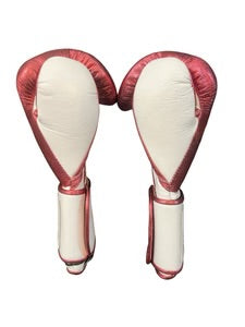 No Boxing No Life training and sparring gloves red white