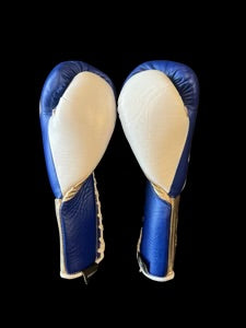 No Boxing No Life training and sparring gloves blue gold
