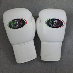 No Boxing No Life All-White Boxing Set – Gloves, Headgear & Groin Protector | Handmade Mexican Boxing Gear (8oz–16oz)