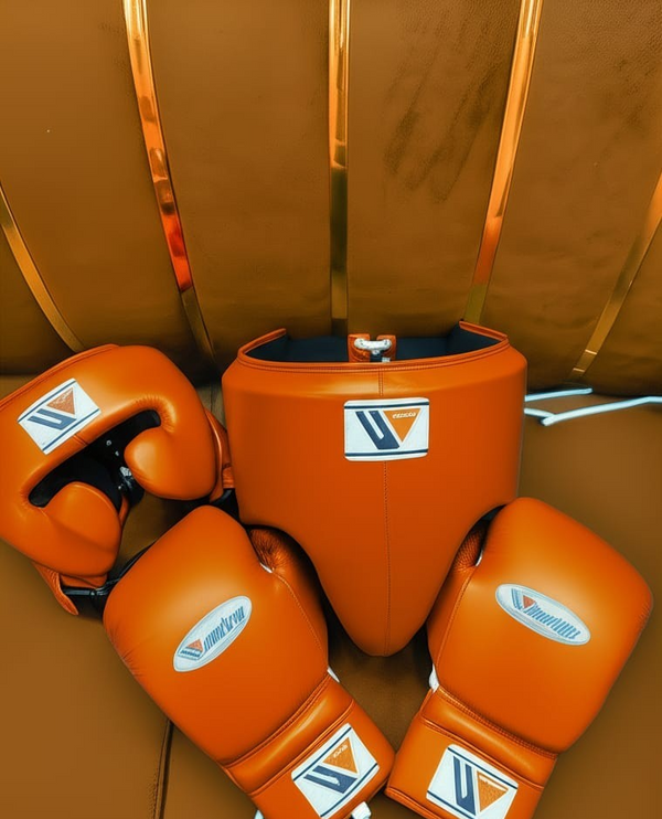Premium Winning Orange Sparring Kit – Custom & All Sizes Available | PunchPro Boxing Gear