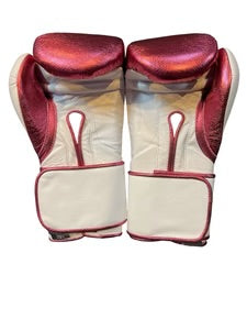 No Boxing No Life training and sparring gloves red white
