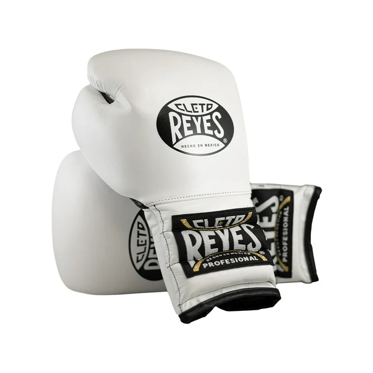 Cleto Reyes Professional White Boxing Glove  – Velcro | PunchPro Boxing
