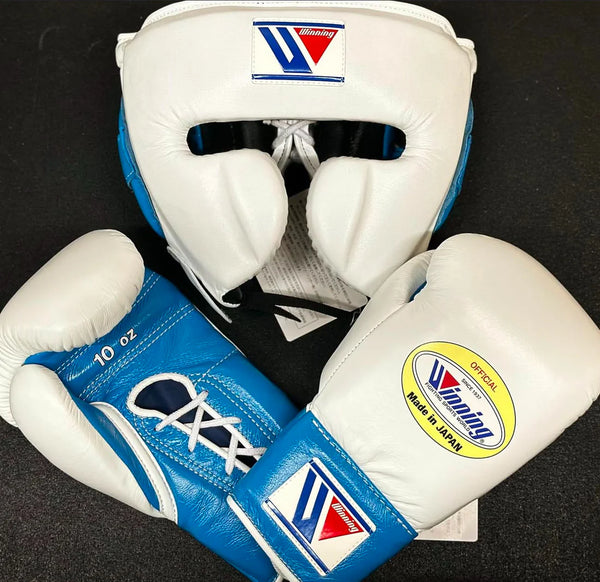 Winning Custom Boxing Gloves & Headgear Set – Premium Protection | Punch Pro Boxing