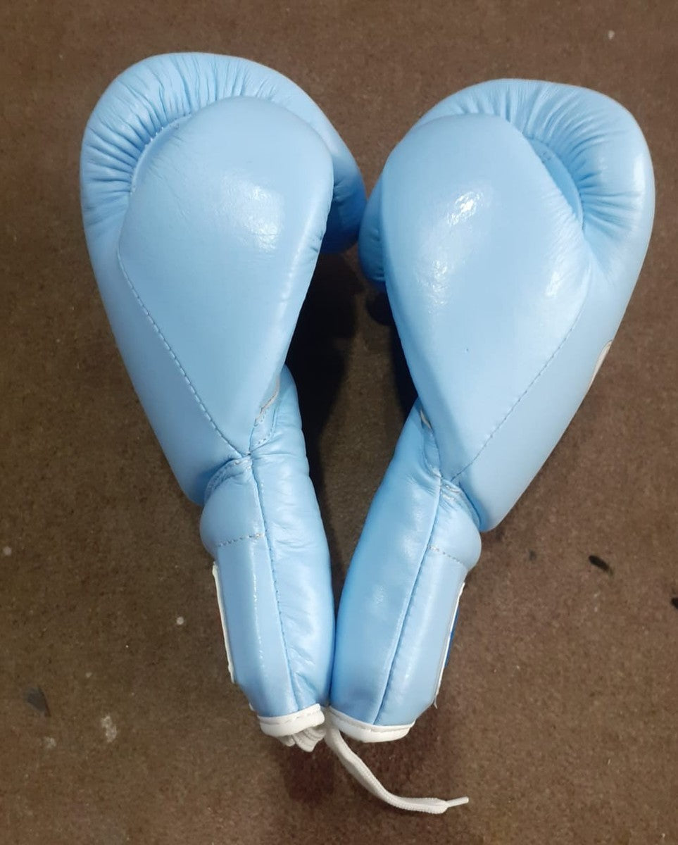 Winning Boxing Set Blue | Pro Fight Gloves, FG-5000 Headgear & Groin Protector