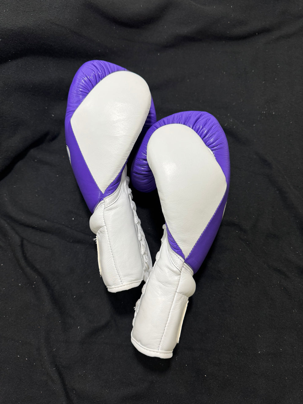 Custom Winning Purple & White Boxing Gloves – Premium Sparring Edition