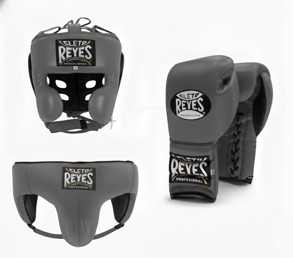Cleto Reyes Ultimate Gray Lace-Up Sparring Set