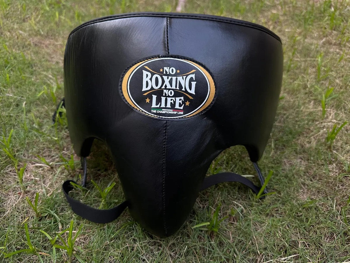 No Boxing No Life Black & Gold Boxing Gloves with Headgear | Professional Training & Sparring Set