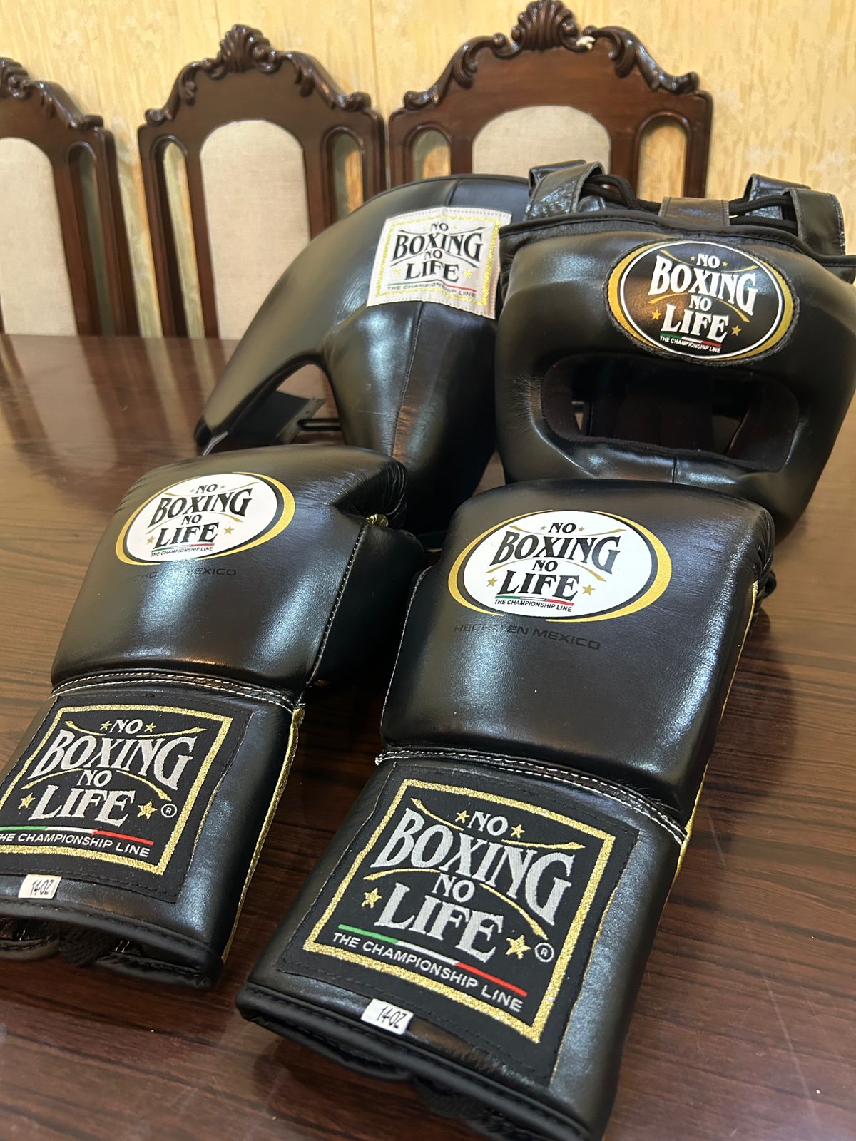 No Boxing No Life All-Black Complete Boxing Set (8oz–20oz