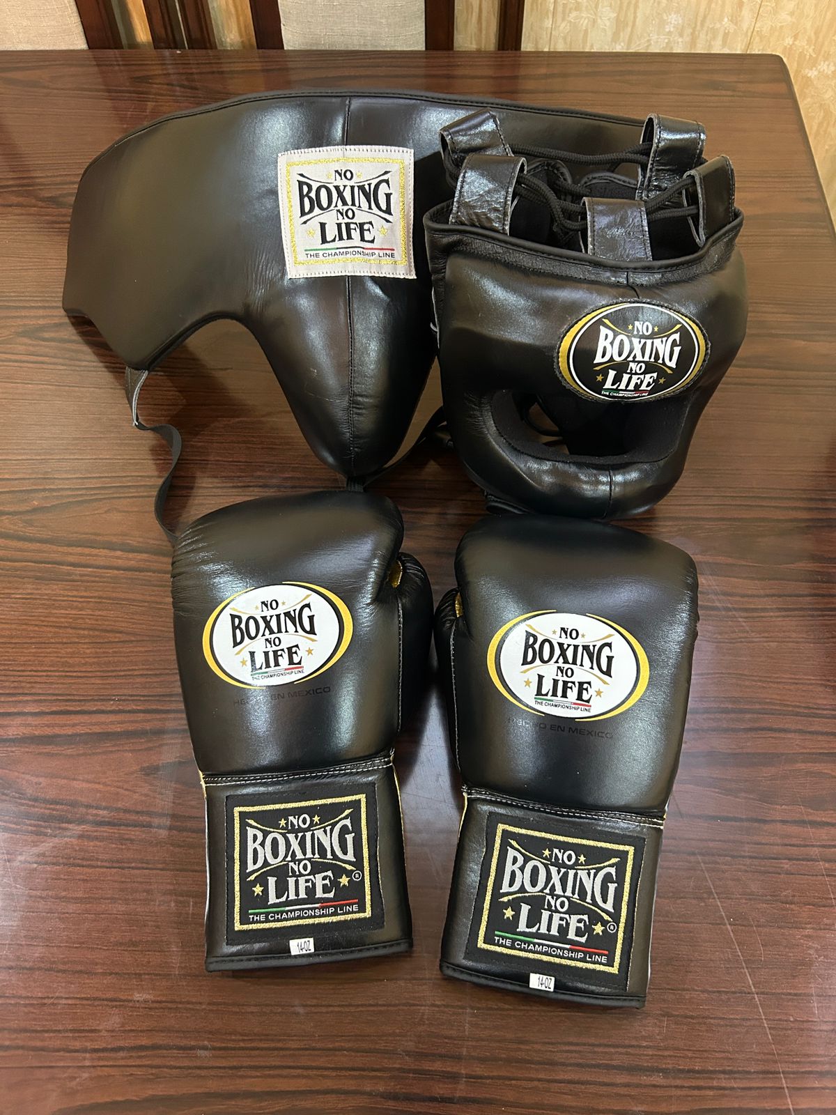 No Boxing No Life All-Black Complete Boxing Set (8oz–20oz