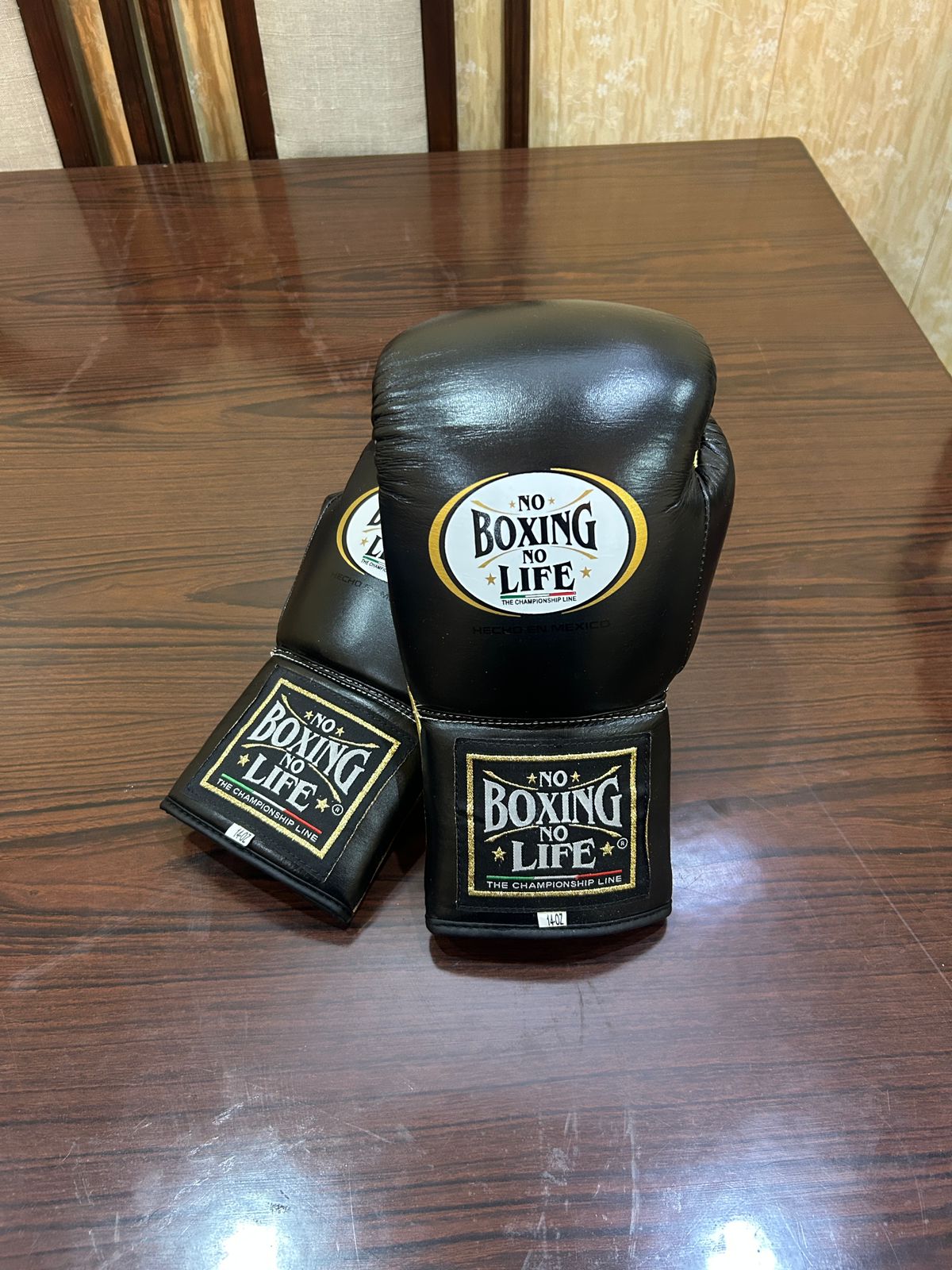No Boxing No Life Boxing Gloves Black