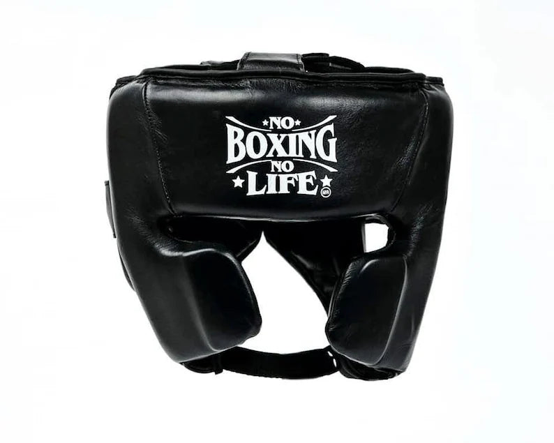 No Boxing No Life Complete Boxing Set – Gloves, Headgear, Groin Guard & Boots | Professional Training & Sparring Gear