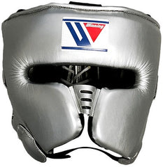 Winning FG-2900 Boxing Headgear – Metallic Silver | Lightweight Professional Sparring Protection