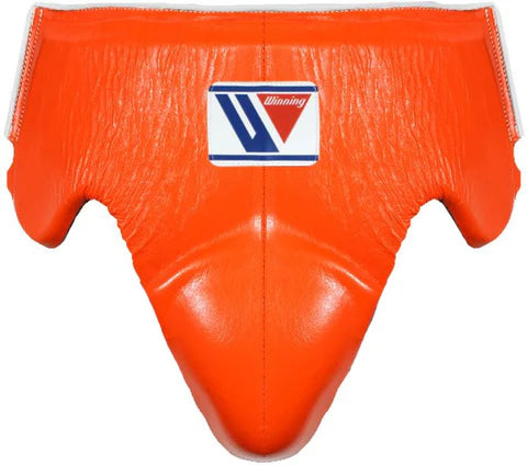 Winning Groin Guard – Premium Boxing Protective Cup (Black, Blue, Red, White, Orange) | Handmade in Japan