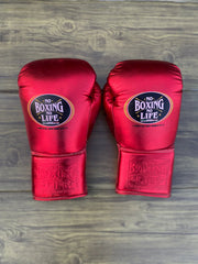 No Boxing No Life Boxing Gloves – Premium Training & Sparring Gloves | Red Edition | Made in Mexico | All Sizes (8oz–18oz)