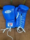 Winning Professional Boxing Gloves Blue Lace-Up | Japanese Made Training & Sparring Gloves