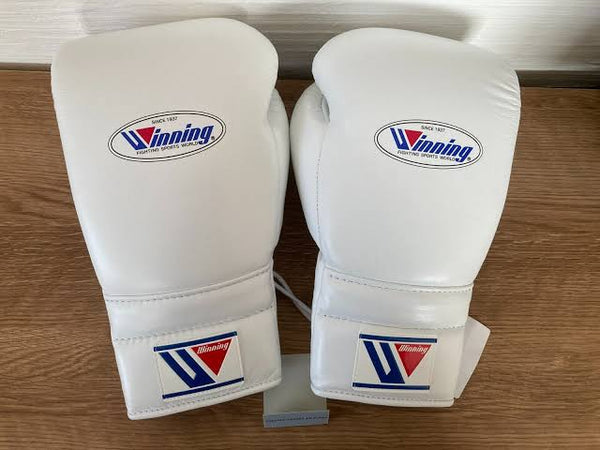 Winningグローブ12oz ホワイト Winning Lace-up Boxing Gloves - White – WJapan Boxing